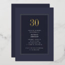 Search for black gold 30th invitations Masculine