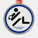 Search for volleyball christmas tree decorations Black
