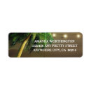 Search for palm tree wedding return address labels Tropical