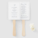 Search for dusty blue wedding programs Classic