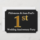 Search for 1st wedding anniversary invitations First
