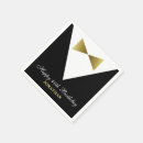 Search for black and gold napkins 40th birthday