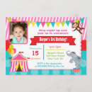 Search for pink carnival birthday invitations Party