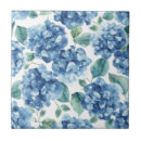Search for hydrangea tiles Blue hydrangeas