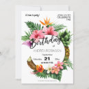 Search for hawaiian birthday invitations Floral