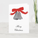 Search for silver bells christmas cards Red