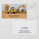 Search for dump truck business cards Excavation
