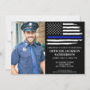 Search for police graduation invitations Law enforcement
