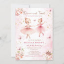 Search for pink tutu invitations Pink and gold