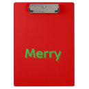 Search for christmas clipboards Red