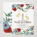 Search for sunflower 1st birthday invitations Greenery