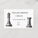 Search for strategy business cards Chess