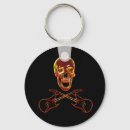 Search for rock guitar key rings Red