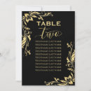 Search for foil gold wedding seating charts Calligraphy