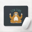Search for cute sloth mousepads Relax