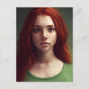 Search for freckle postcards Red hair