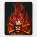 Search for flaming skull mousepads Bones