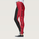 Search for work leggings Red