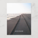 Search for moving announcement postcards Beach