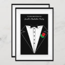 Search for guys night out invitations Tuxedo