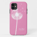 Search for pink dandelion iphone cases For her