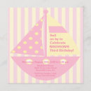 Search for nautical for girl birthday invitations Sail