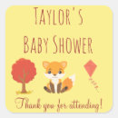 Search for woodland fox baby shower stickers Nature