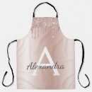 Search for metallic gold aprons Glitter