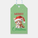 Search for funny cat christmas gift tags Kitten