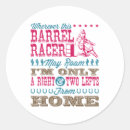Search for barrel racer stickers Western