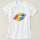 Search for rainbow lips tshirts Lesbian