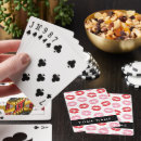 Search for kissing playing cards Red lips