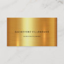 Search for industrial business cards Gold