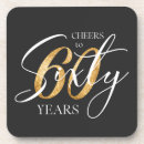 Search for 60th birthday coasters Glitter