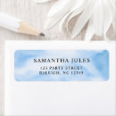 Search for cloud return address labels Bridal shower