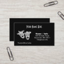 Search for theatre business cards Play