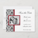 Search for red black save the dates Floral