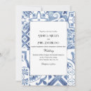 Search for spanish tile wedding invitations Italian