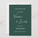 Search for emerald wedding save the dates Green
