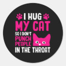 Search for hug the cat stickers Romance