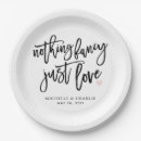 Search for fancy paper plates Nothing fancy just love