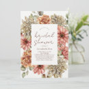 Search for dahlia bridal shower invitations Burgundy