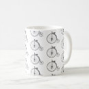 Search for bicycles mugs Black and white