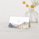 Search for in the mountains place cards Wildflowers