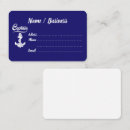 Search for captain business cards Sailing