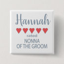 Search for bridal party badges Rehearsal dinner