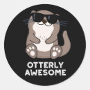 Search for otters stickers Cute otter