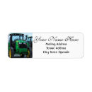 Search for green tractor return address labels Farm