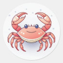 Search for cartoon crab stickers Sea