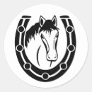 Search for horse horseshoe stickers Western